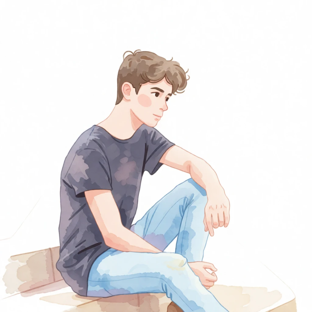 Watercolor Illustration generated by PortraitArt